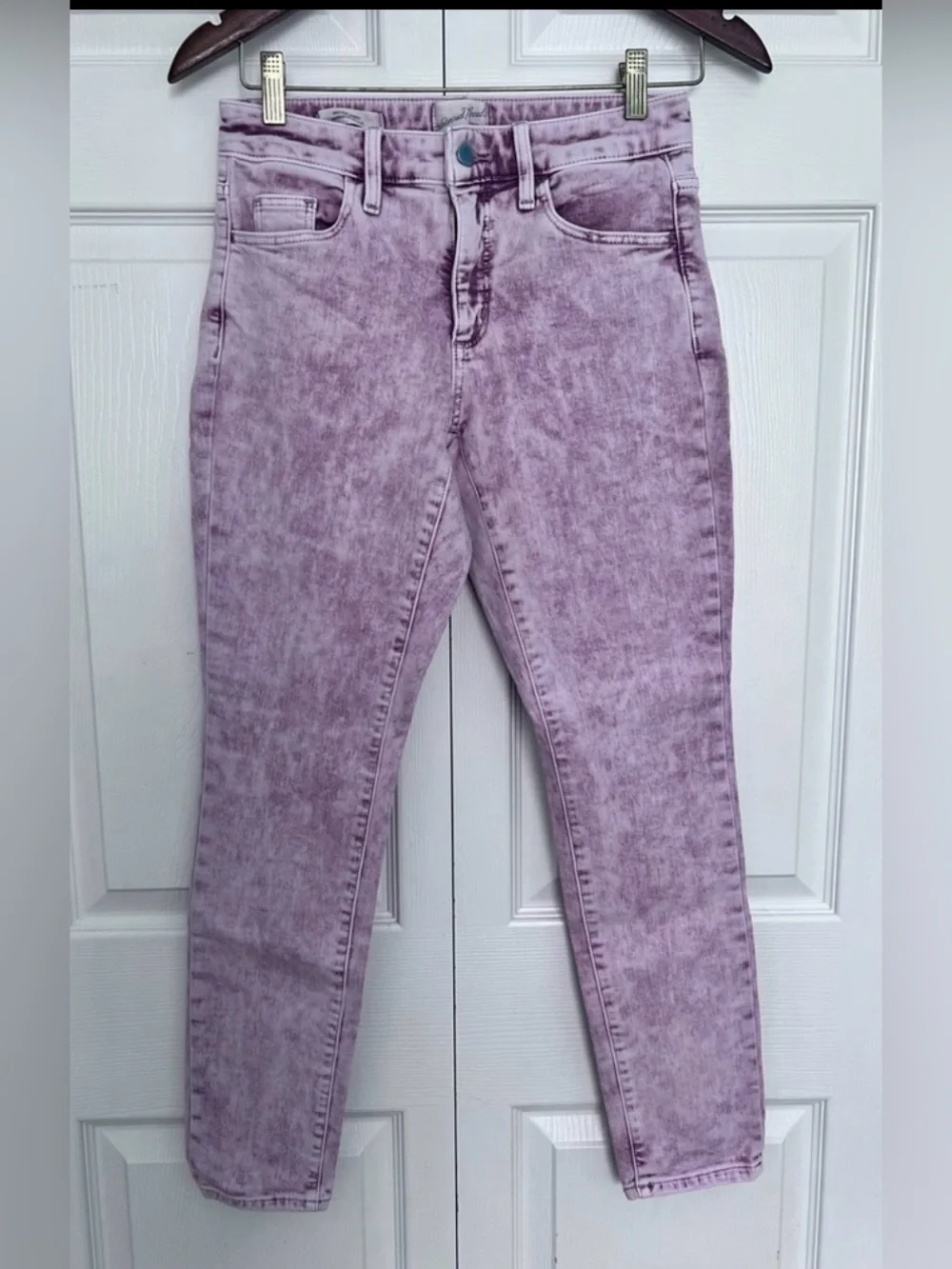 Universal Thread™ Pink Acid Wash High Rise Skinny Ankle Jeans-Size 0/25
